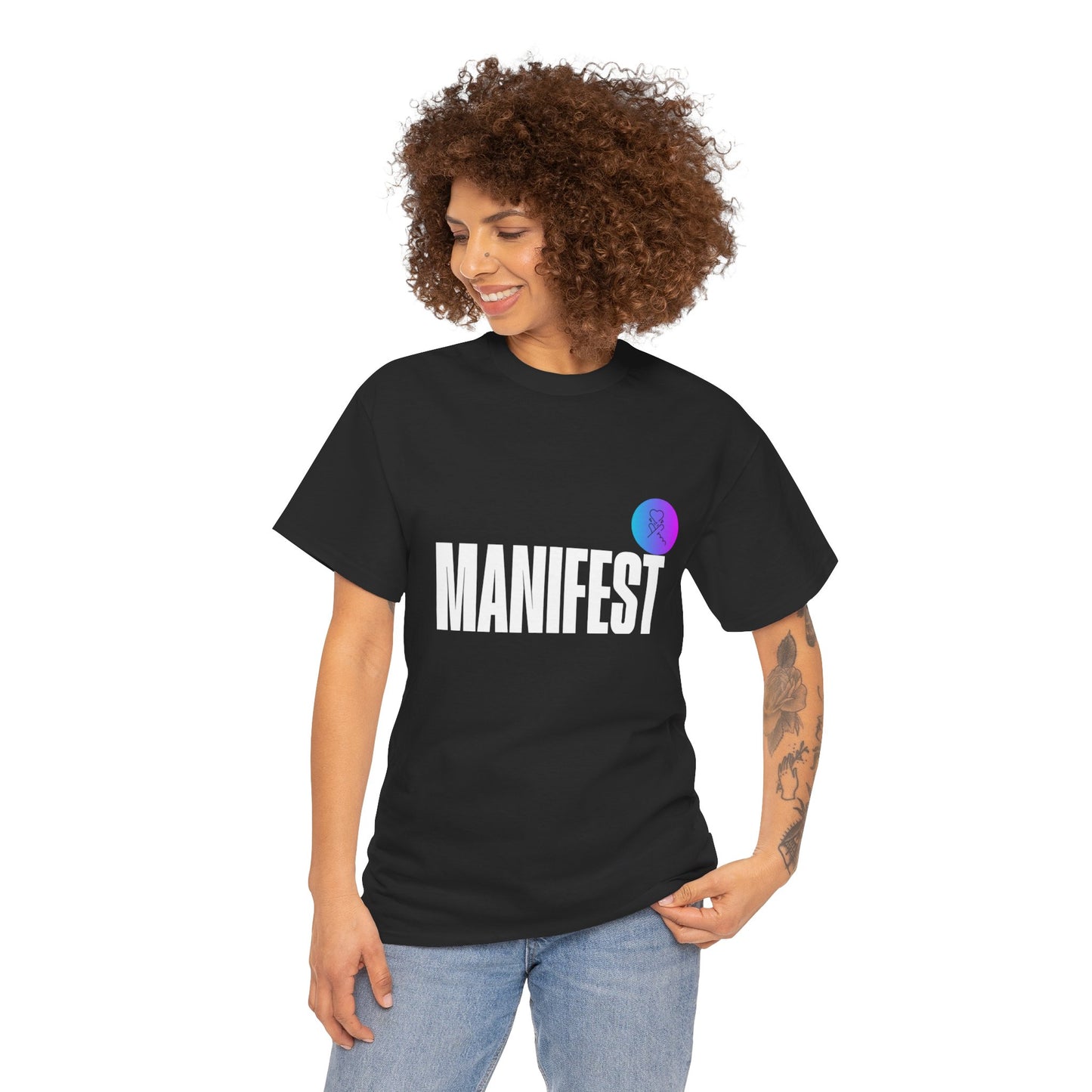Manifest Good Energy Unisex Heavy Cotton Tee