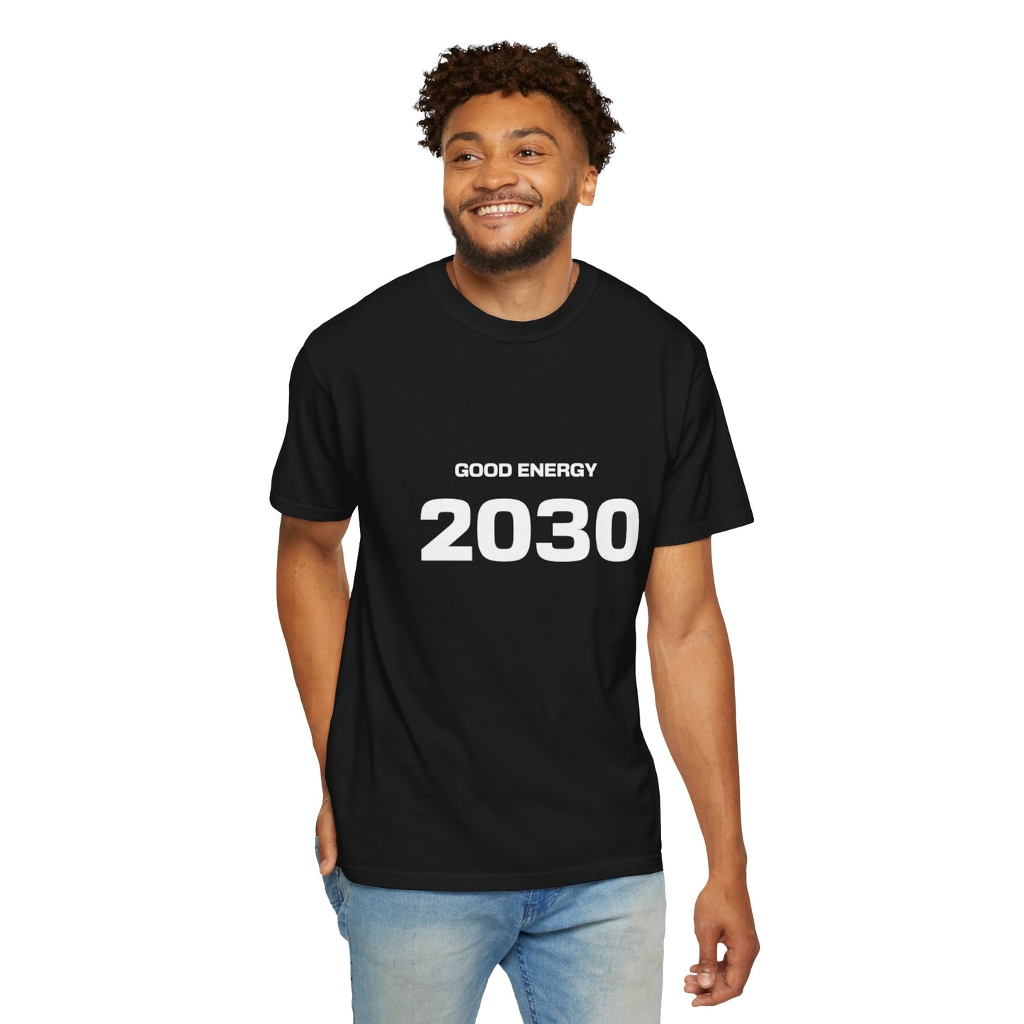 Good Energy 2030 Unisex Garment-Dyed T-Shirt
