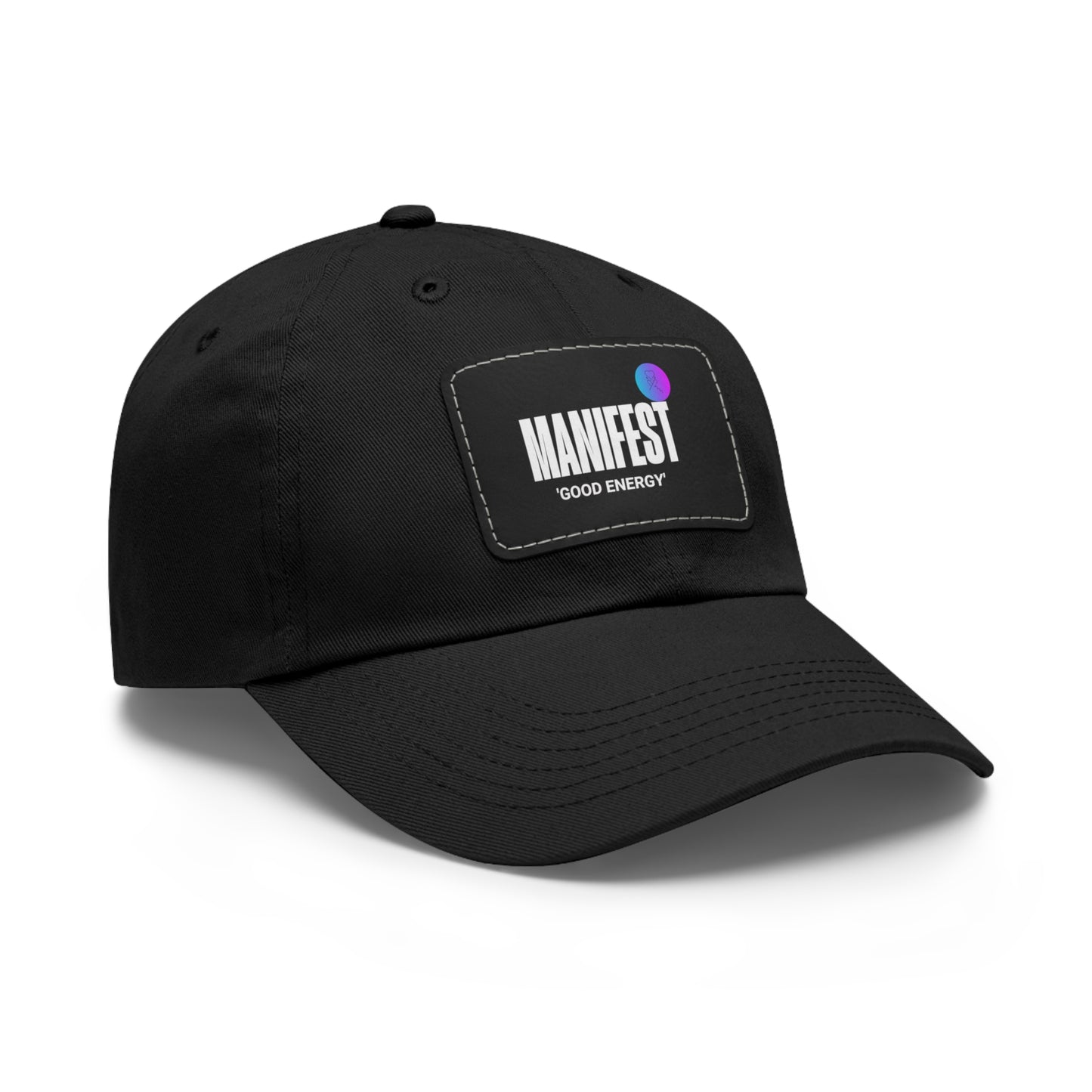 Manifest Good Energy Dad Hat with Leather Patch