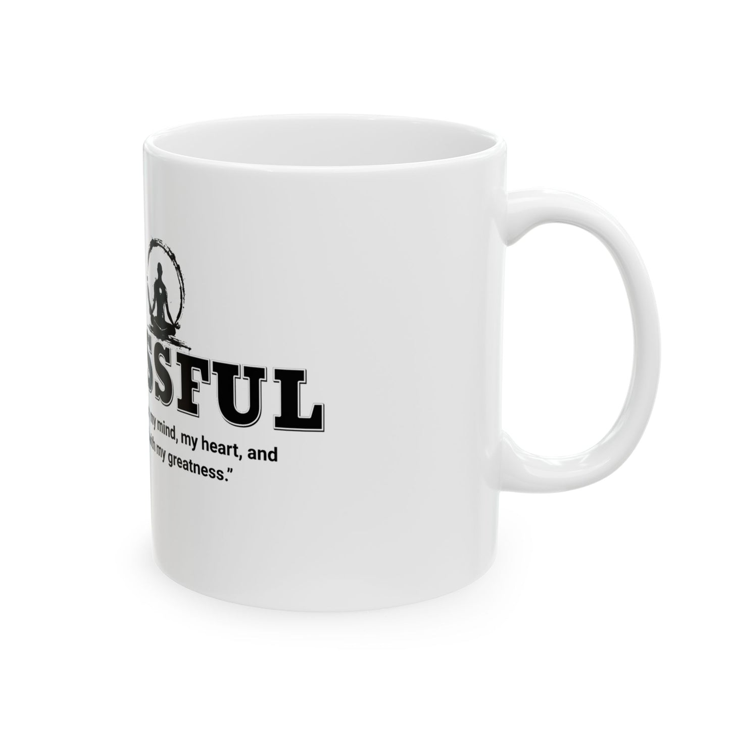 Motivational Ceramic Mug - "I'm Successful" Inspirational Coffee Cup (11oz, 15oz)