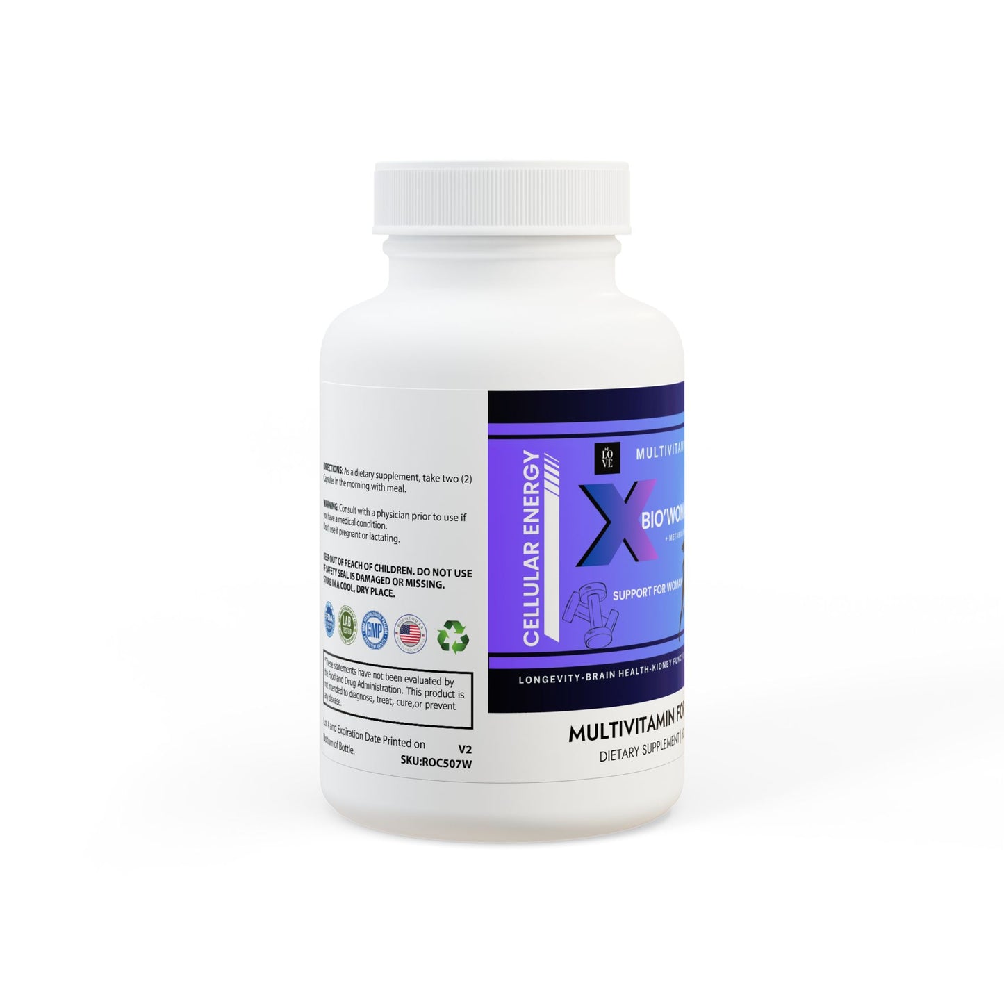 Multivitamin for Women Supplement (60 Capsules)