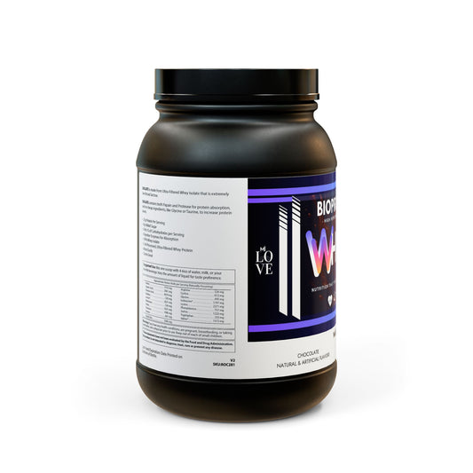 Whey Isolate Protein Supplement (907g, 2lb)