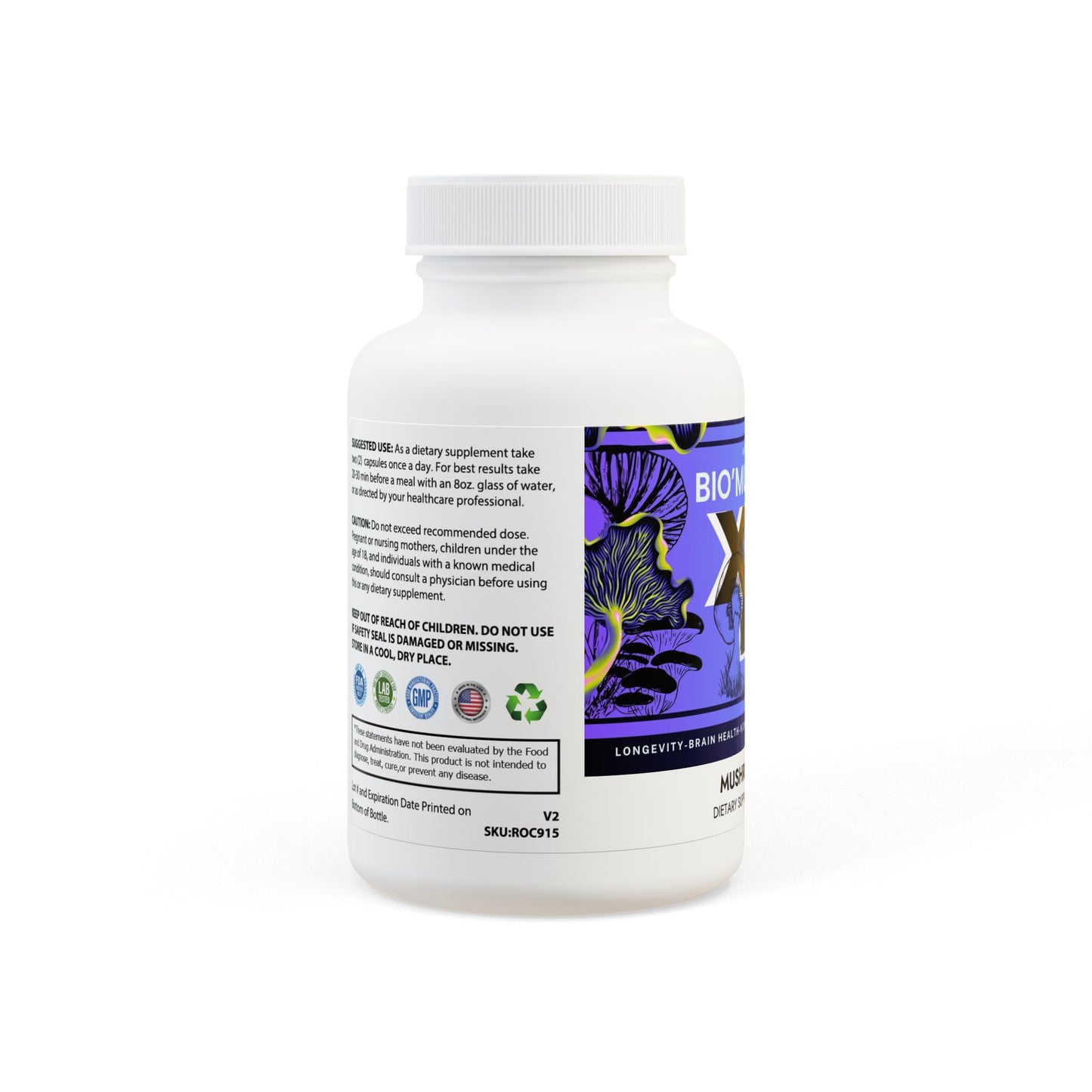 Mushroom Blend Supplement (60 Capsules)