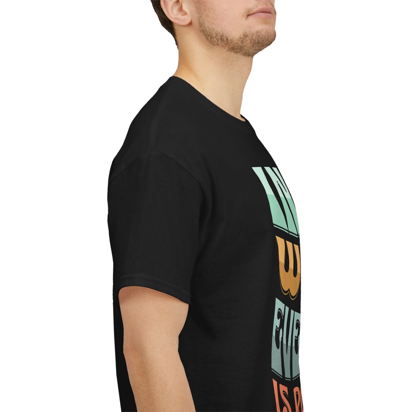 In My World Everything Is Possible Unisex Heavy Cotton Tee - Inspirational Graphic T-Shirt