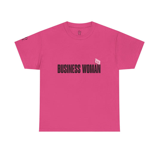 Empowerment Unisex Heavy Cotton Tee - 'Business Woman' Statement Shirt
