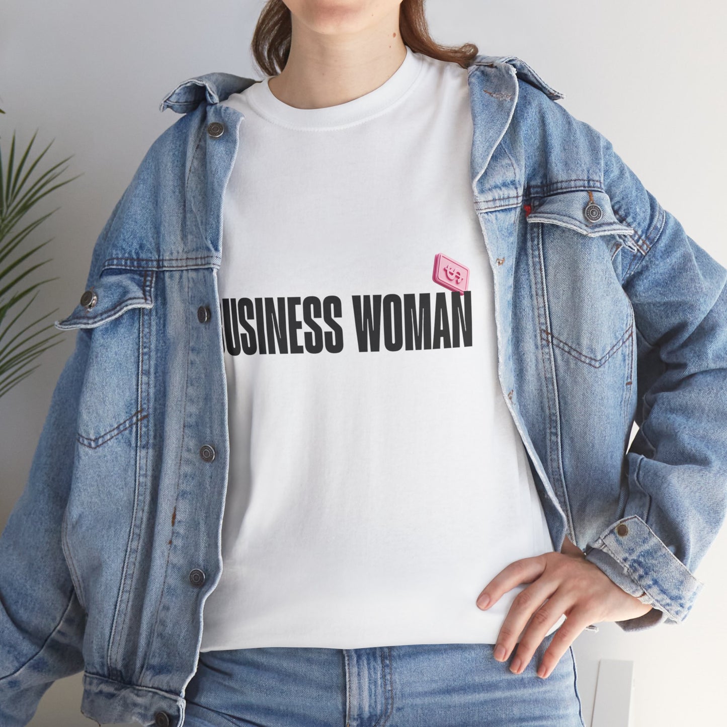 Empowerment Unisex Heavy Cotton Tee - 'Business Woman' Statement Shirt