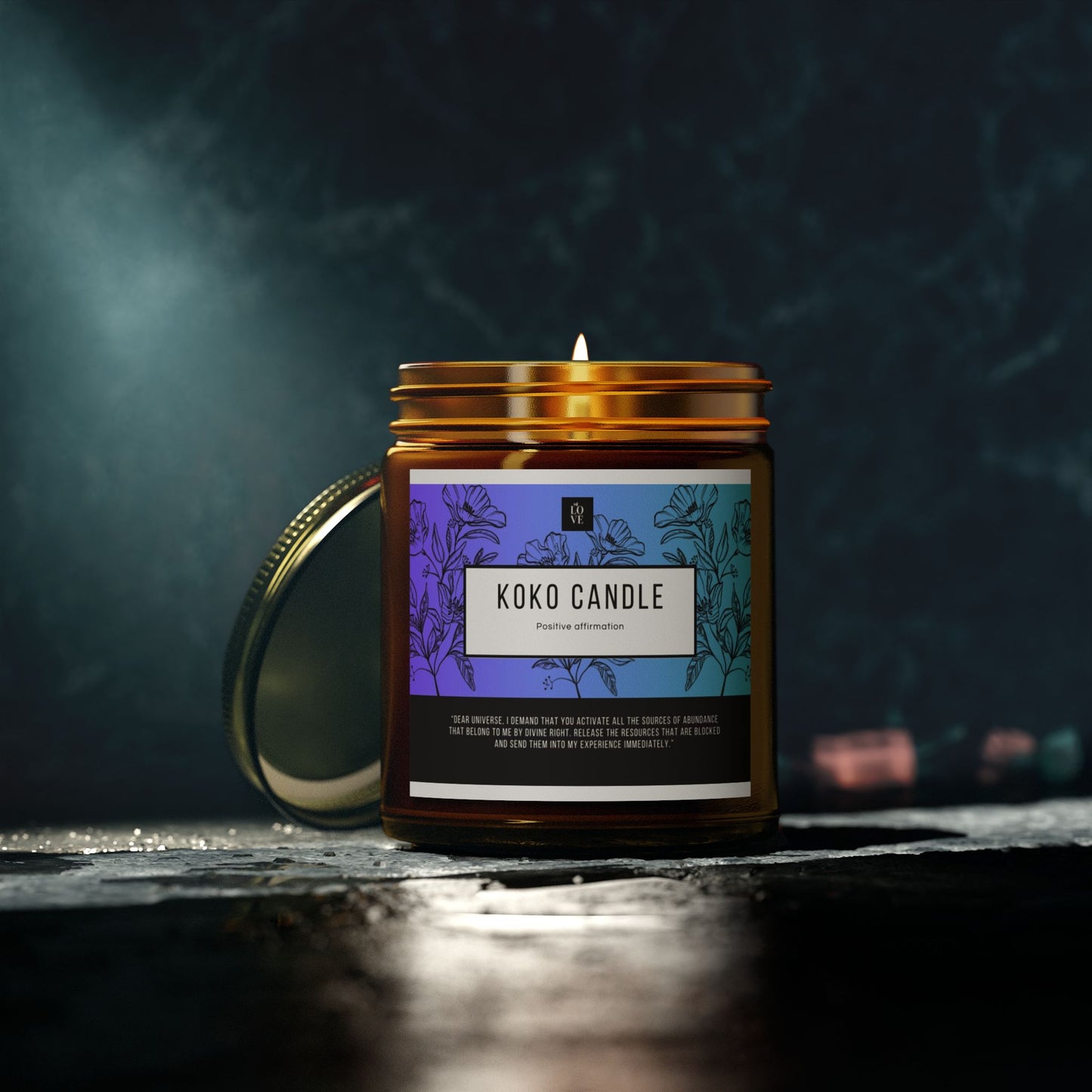 Magic Essence Scented Candles - Coconut Apricot Wax (4oz & 9oz) - Perfect for Relaxation & Gift Giving