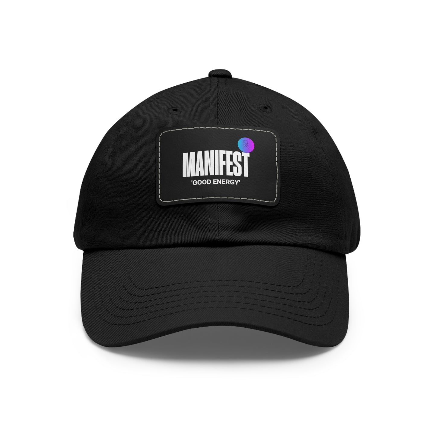 Manifest Good Energy Dad Hat with Leather Patch