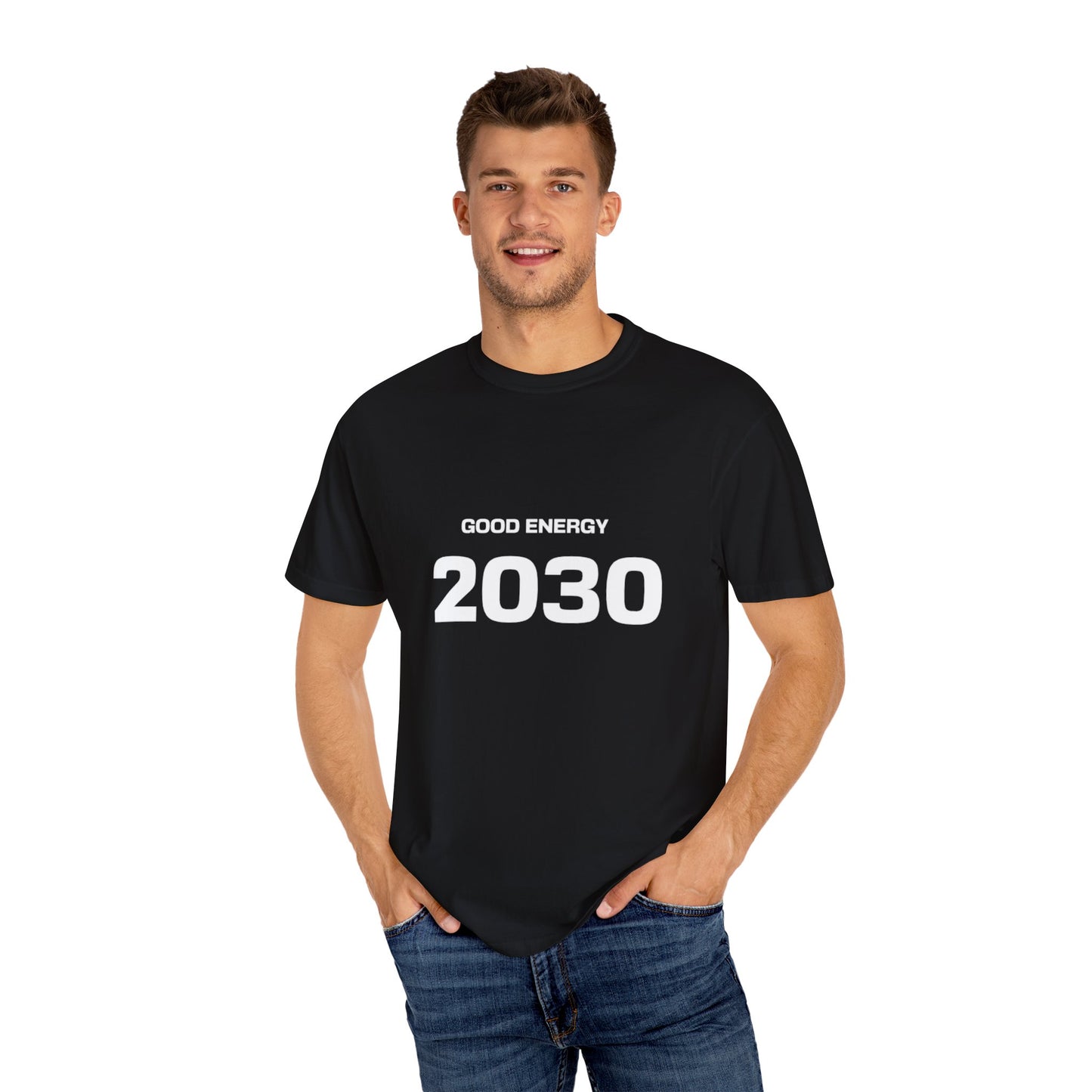 Good Energy 2030 Unisex Garment-Dyed T-Shirt