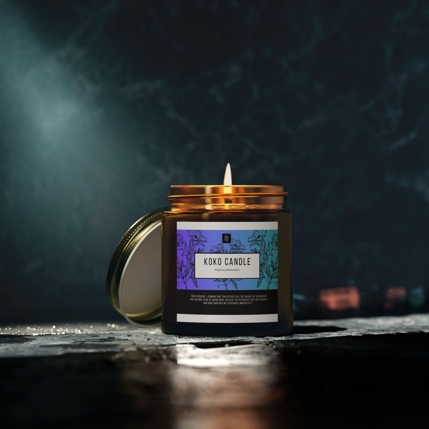 Magic Essence Scented Candles - Coconut Apricot Wax (4oz & 9oz) - Perfect for Relaxation & Gift Giving