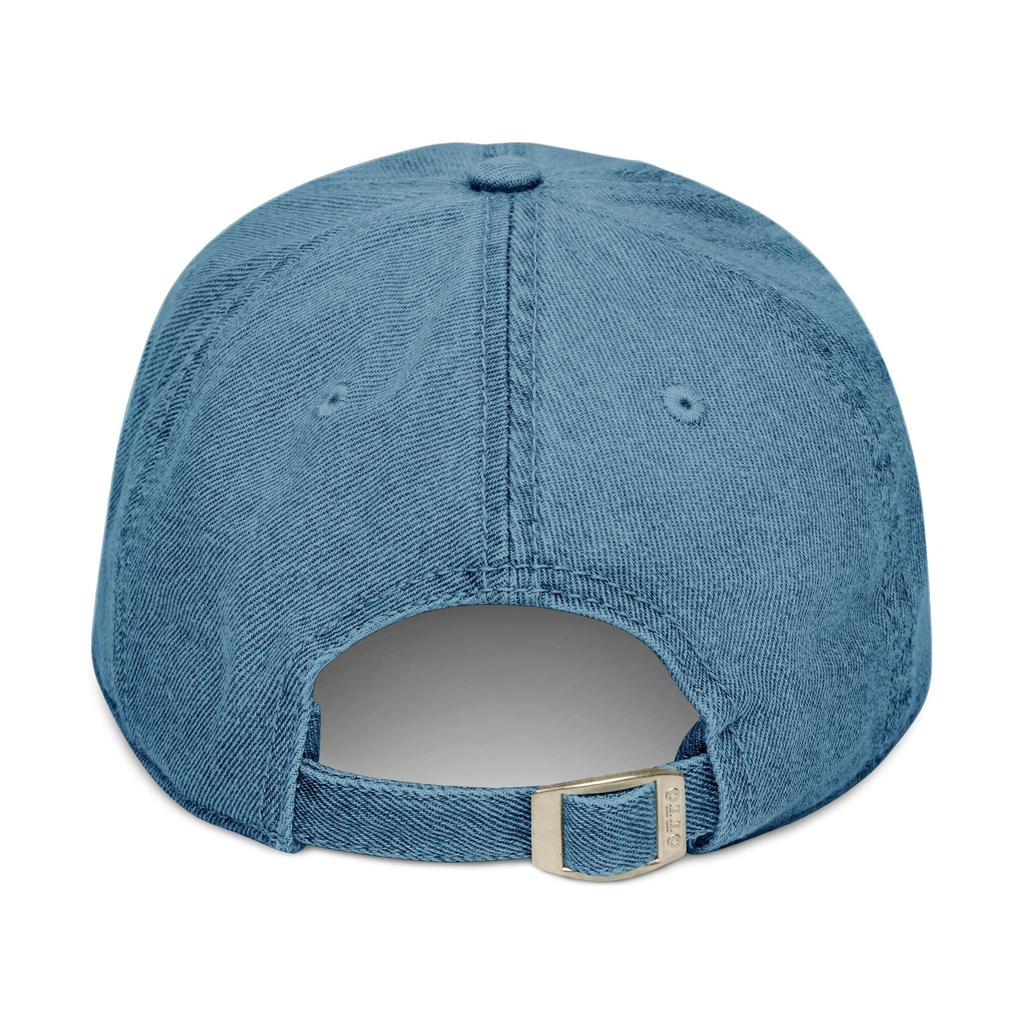 Good Energy Mindset Denim Hat - Casual Embroidered Cap for Positive Vibes
