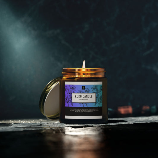 Magic Essence Scented Candles - Coconut Apricot Wax (4oz & 9oz) - Perfect for Relaxation & Gift Giving