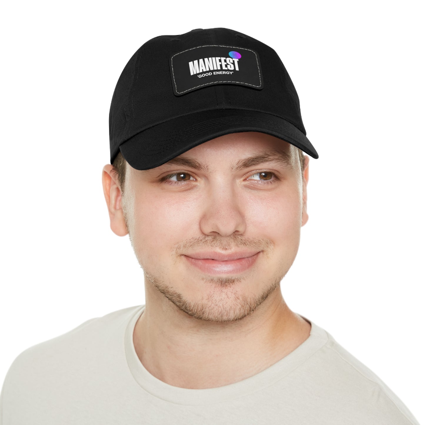Manifest Good Energy Dad Hat with Leather Patch