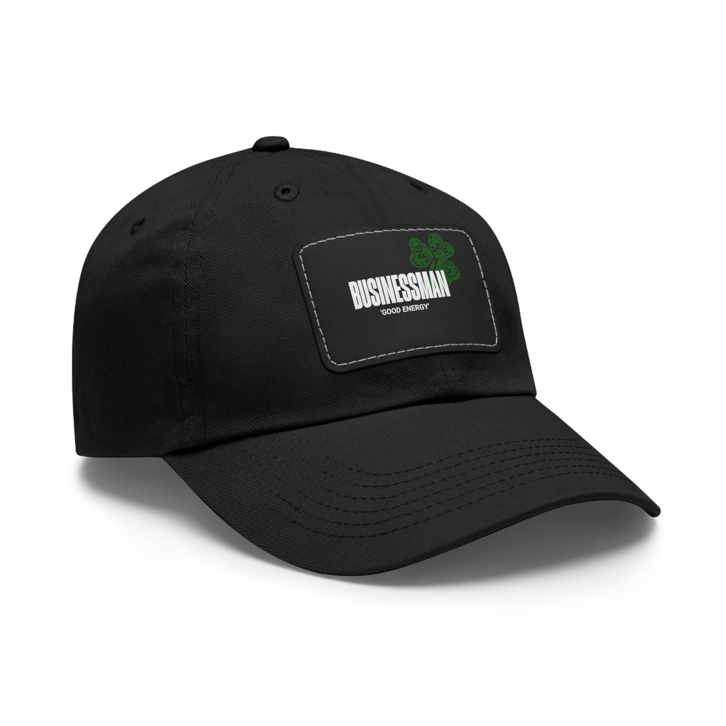 Businessman Dad Hat with Leather Patch - Good Energy Baseball Cap